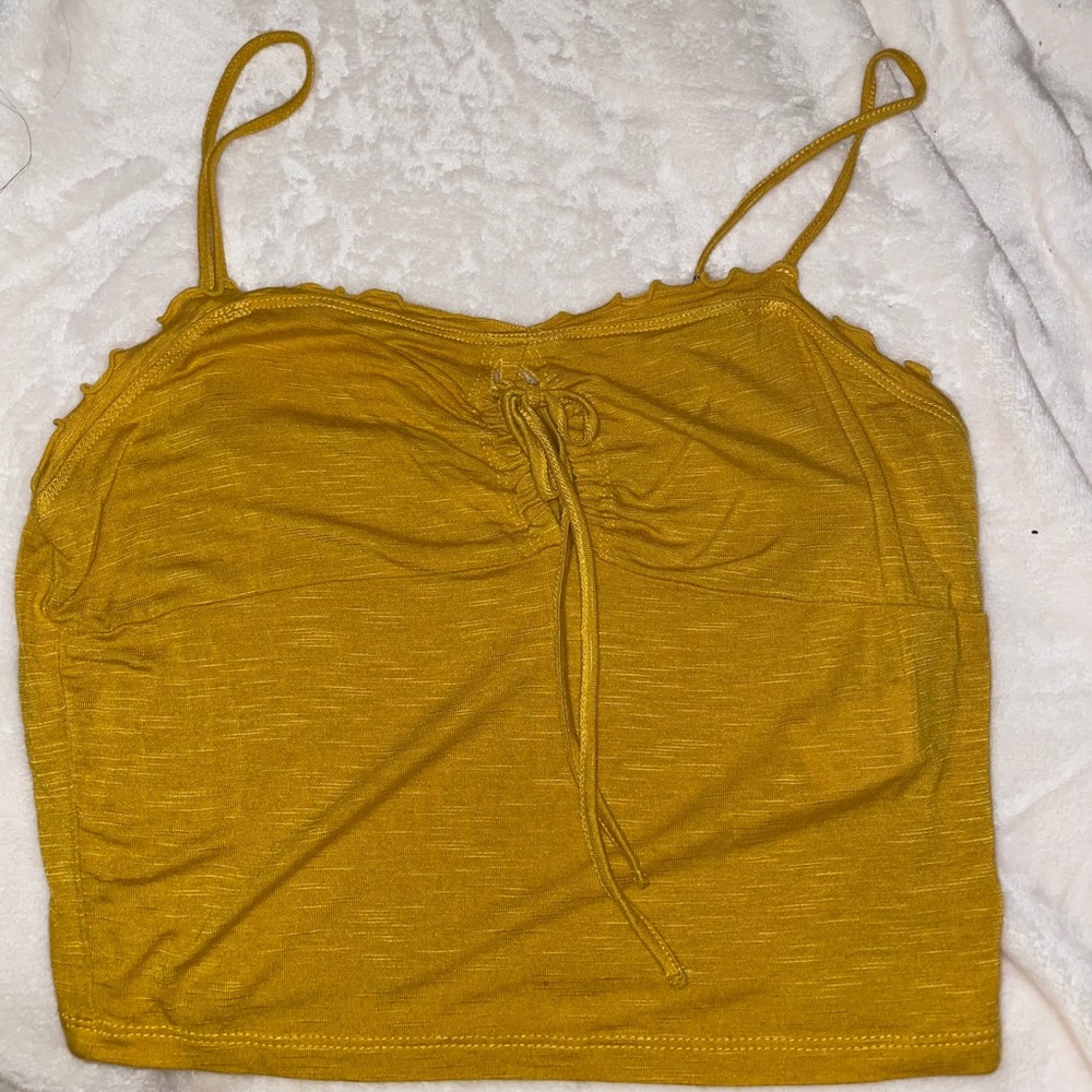 Yellow Crop Top